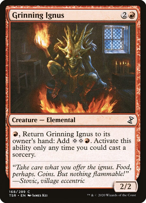 Grinning Ignus - Magic: The Gathering