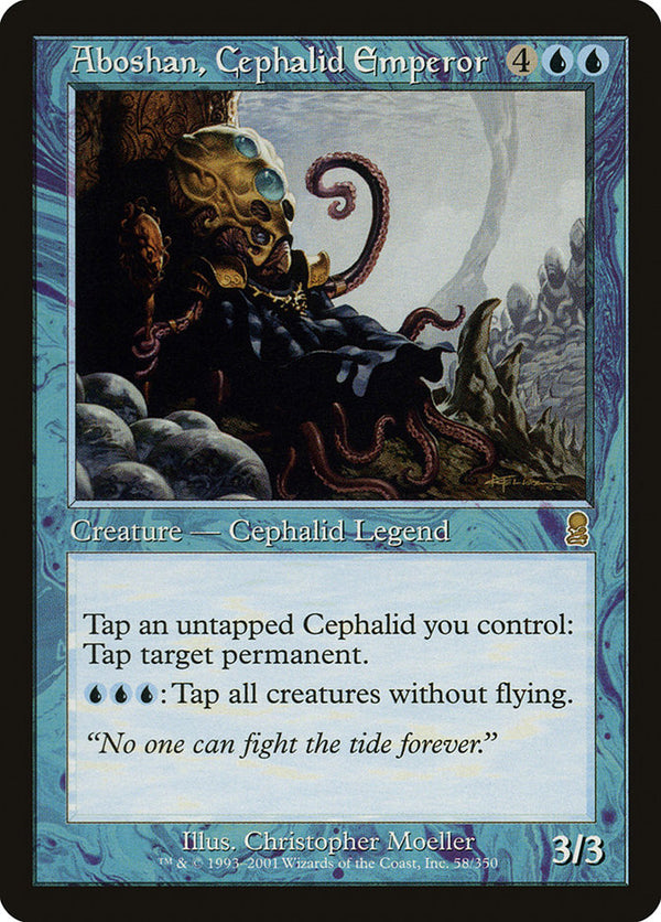Aboshan, Cephalid Emperor - Magic: The Gathering