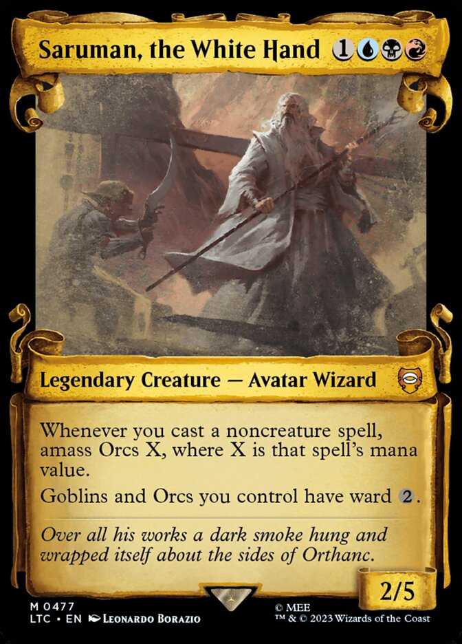 Saruman, the White Hand (Showcase Scrolls)