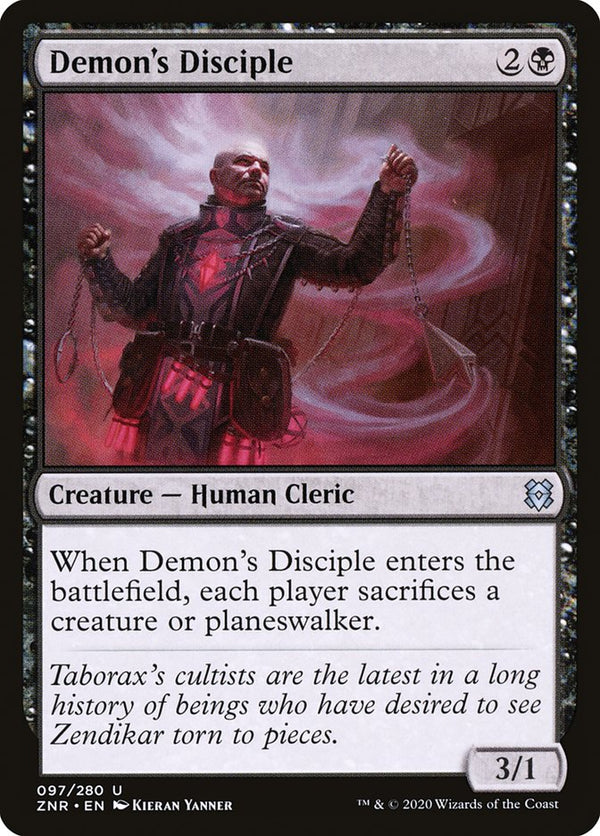Demon's Disciple - Magic: The Gathering