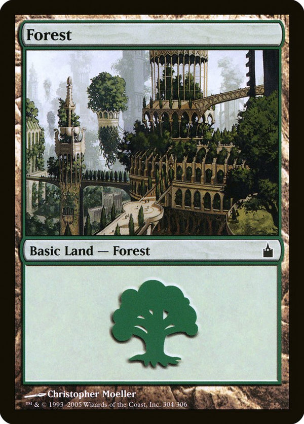 Forest (304) - Magic: The Gathering