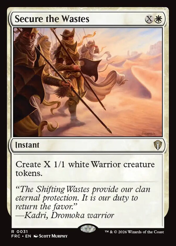 Secure the Wastes (FRC 31) - Magic: The Gathering