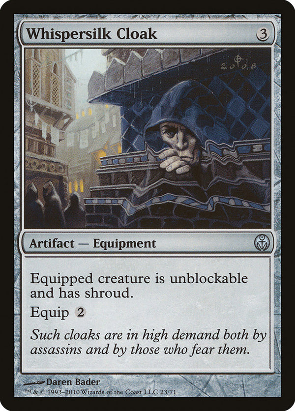 Whispersilk Cloak - Magic: The Gathering