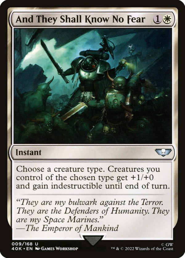 And They Shall Know No Fear - Magic: The Gathering