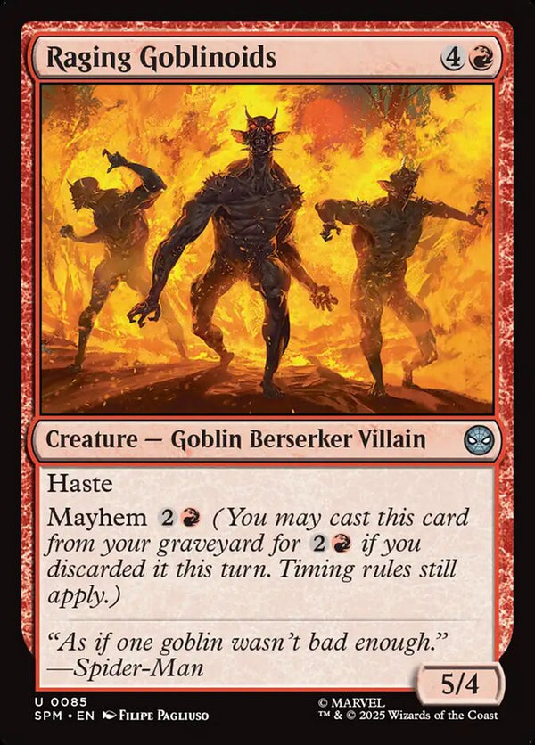 Raging Goblinoids - Magic: The Gathering