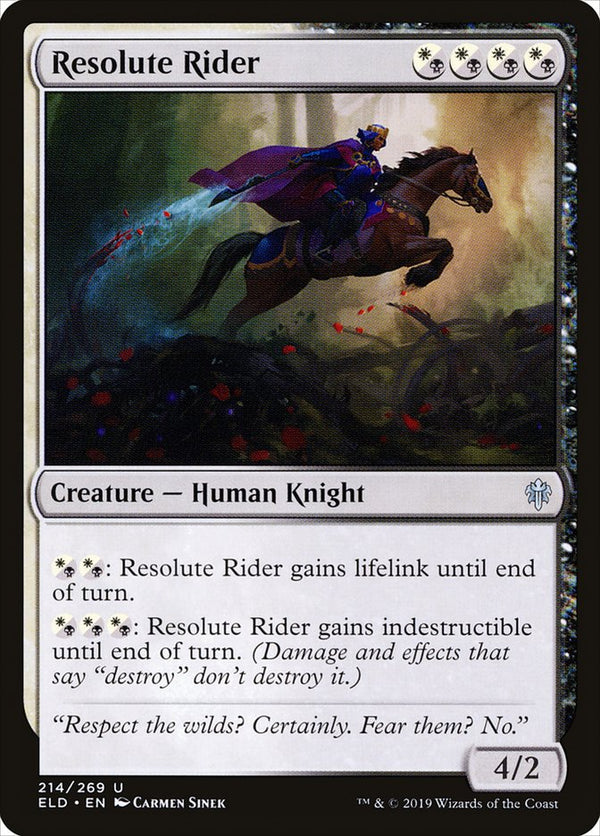 Resolute Rider - Magic: The Gathering