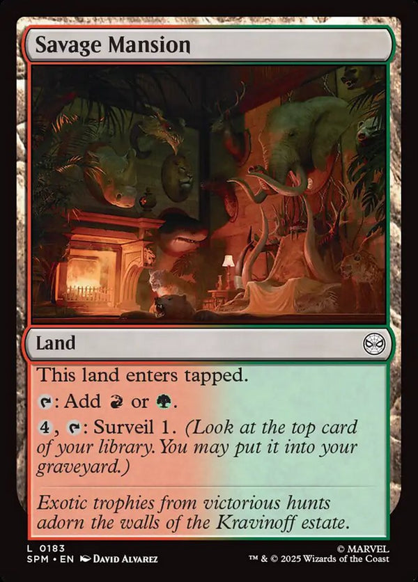 Savage Mansion - Magic: The Gathering