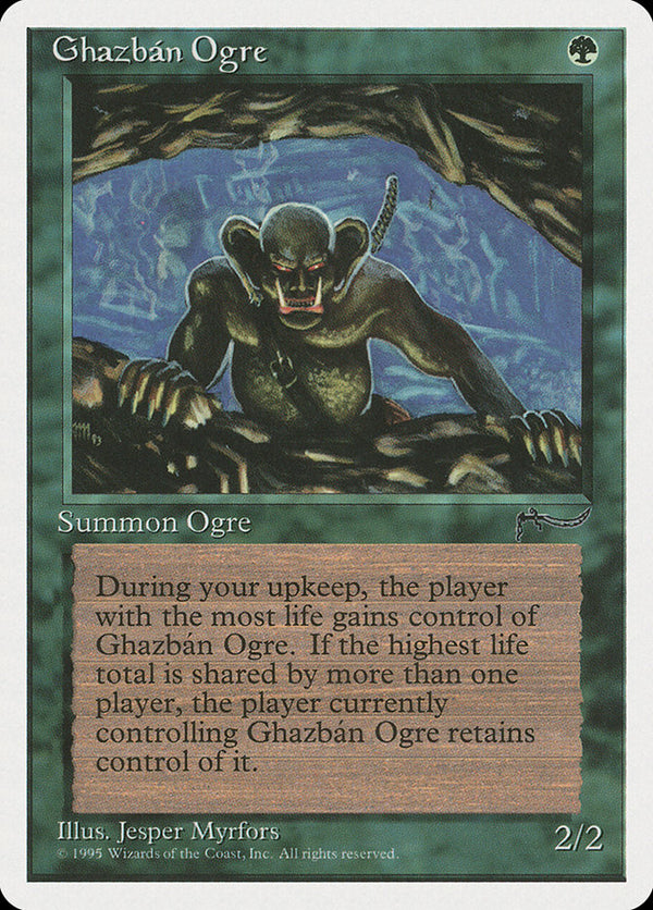 Ghazban Ogre - Magic: The Gathering