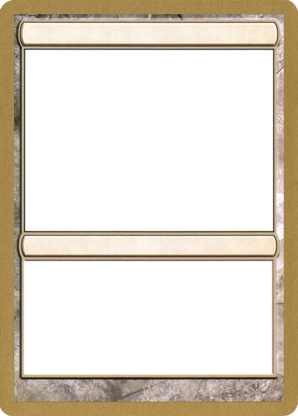 2004 World Championship Blank Card - Magic: The Gathering