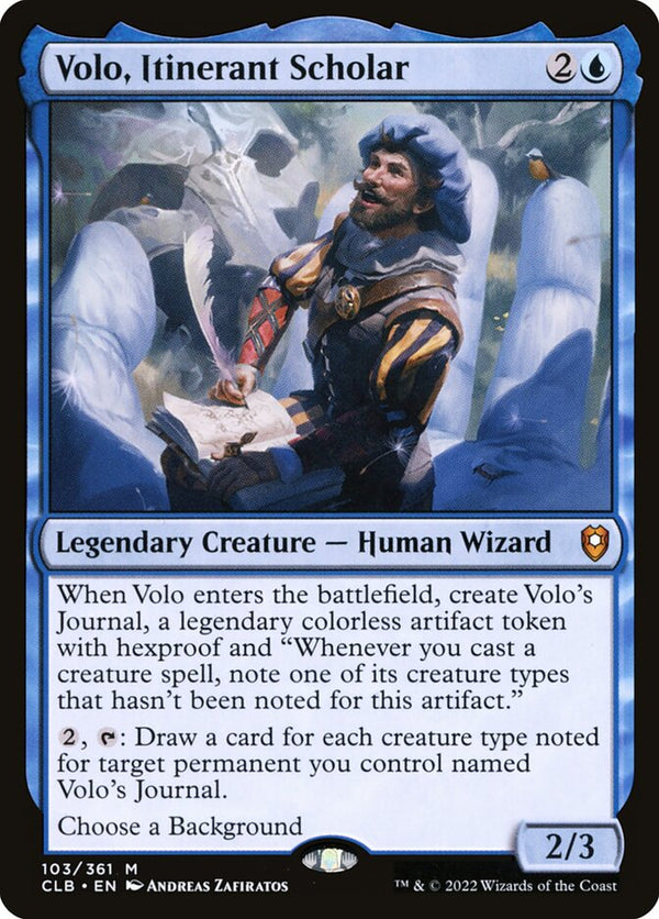 Volo, Itinerant Scholar - Magic: The Gathering
