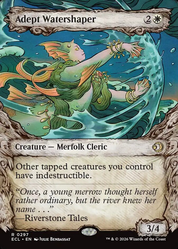 Adept Watershaper (Showcase) - Magic: The Gathering