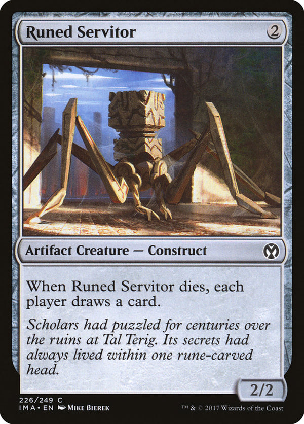 Runed Servitor - Magic: The Gathering