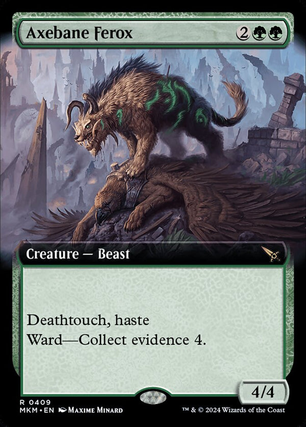 Axebane Ferox (Extended Art) - Magic: The Gathering