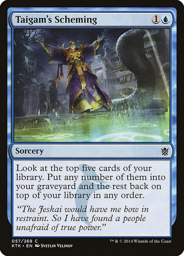 Taigam's Scheming - Magic: The Gathering