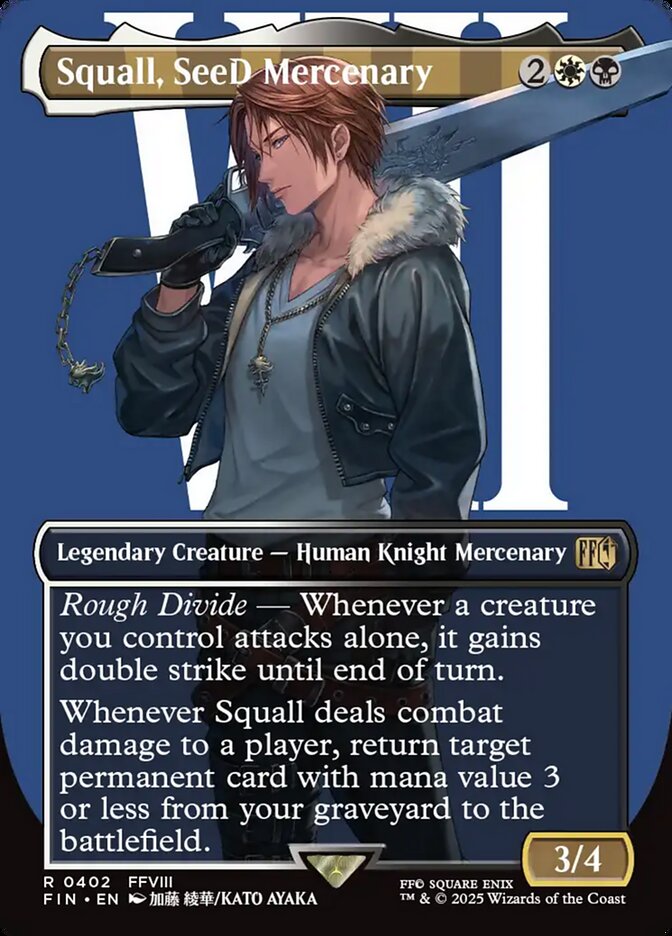 Squall, SeeD Mercenary (Borderless)