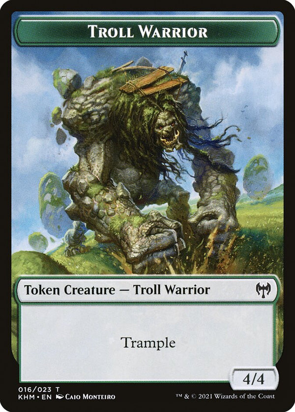 Troll Warrior Token - Magic: The Gathering