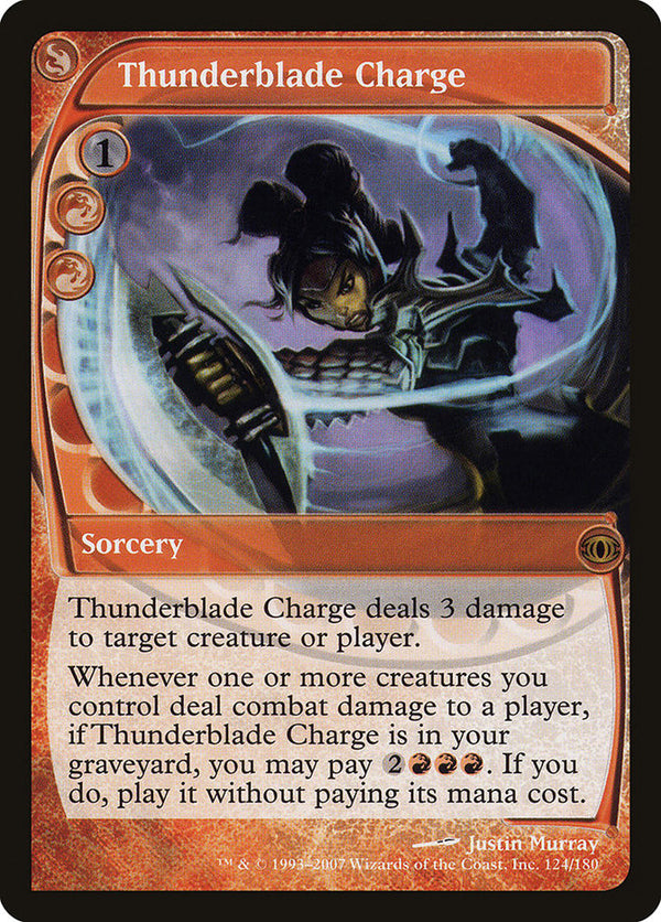 Thunderblade Charge - Magic: The Gathering