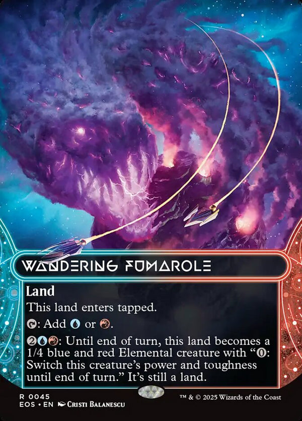 Wandering Fumarole (0045) (Borderless) - Magic: The Gathering