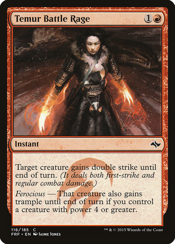 Temur Battle Rage - Magic: The Gathering