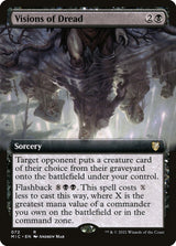 Visions of Dread (Extended Art) - Magic: The Gathering