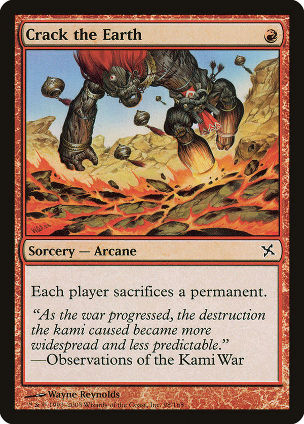Crack the Earth - Magic: The Gathering