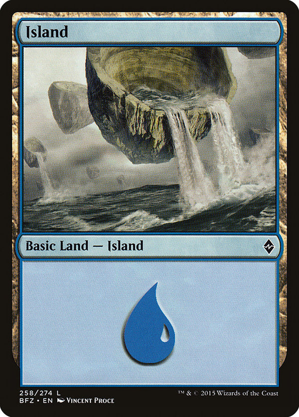 Island (258) - Magic: The Gathering