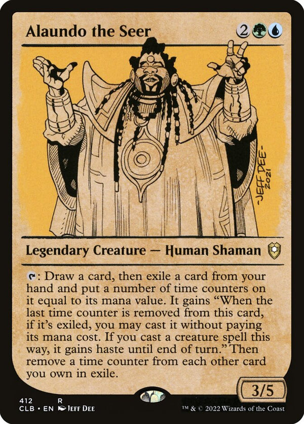 Alaundo the Seer (Showcase) - Magic: The Gathering