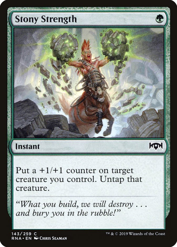 Stony Strength - Magic: The Gathering