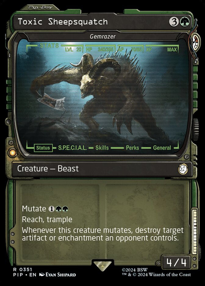 Toxic Sheepsquatch - Gemrazer (Showcase)