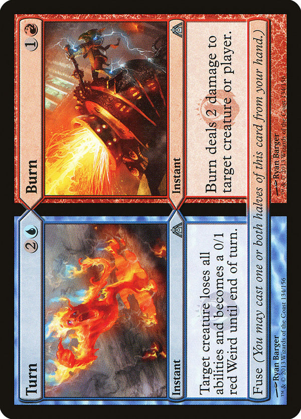 Turn // Burn - Magic: The Gathering