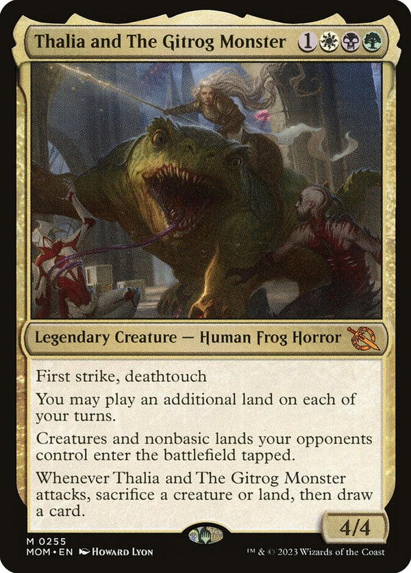 Thalia and The Gitrog Monster - Magic: The Gathering