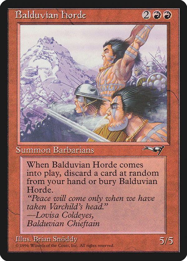 Balduvian Horde - Magic: The Gathering