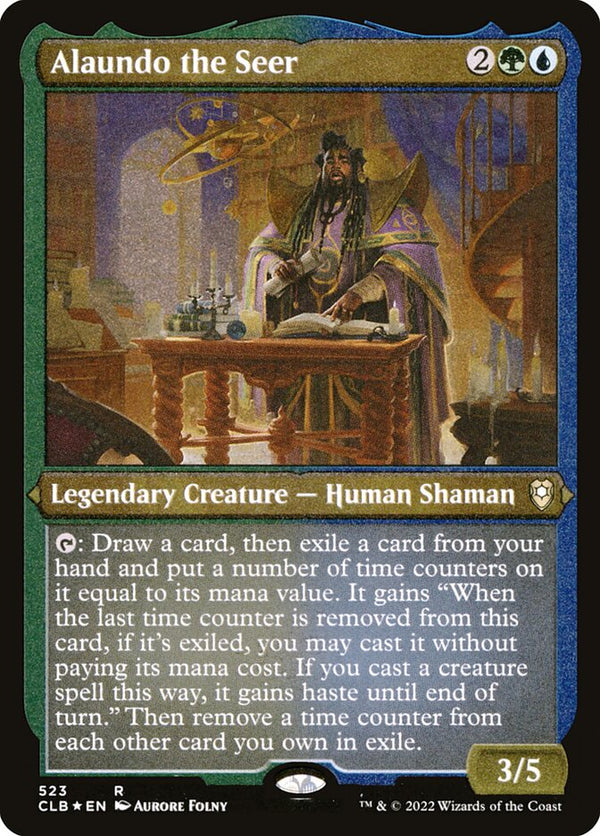 Alaundo the Seer (Foil Etched) - Magic: The Gathering