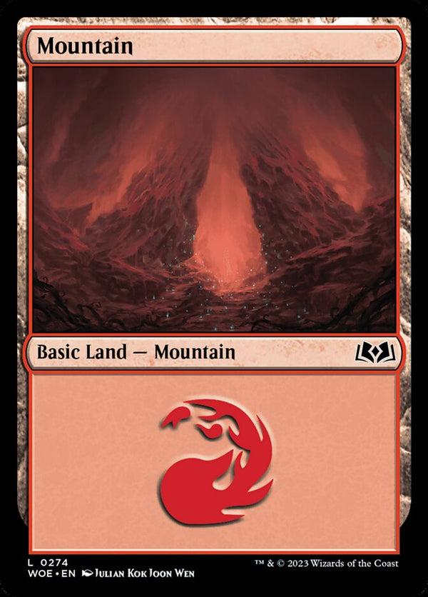 Mountain (0274) - Magic: The Gathering