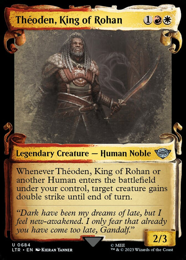 Theoden, King of Rohan (Showcase Scrolls) - Magic: The Gathering