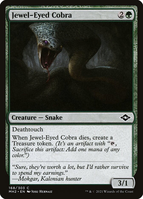 Jewel-Eyed Cobra - Magic: The Gathering