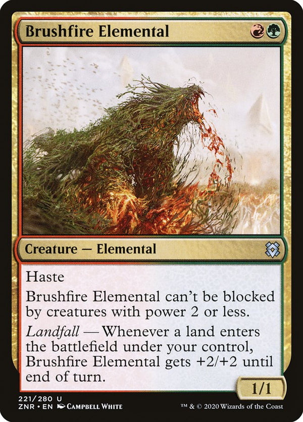 Brushfire Elemental - Magic: The Gathering