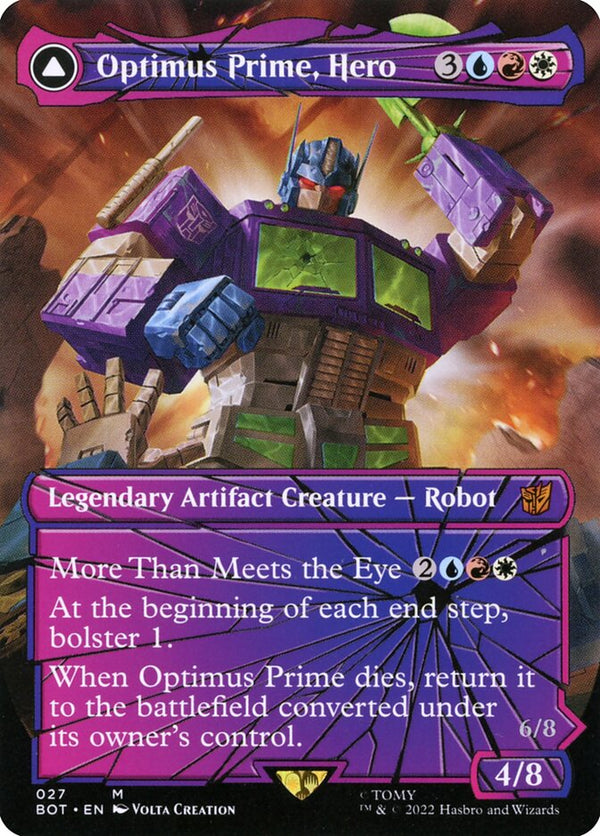 Optimus Prime, Hero (Shattered Glass) - Magic: The Gathering