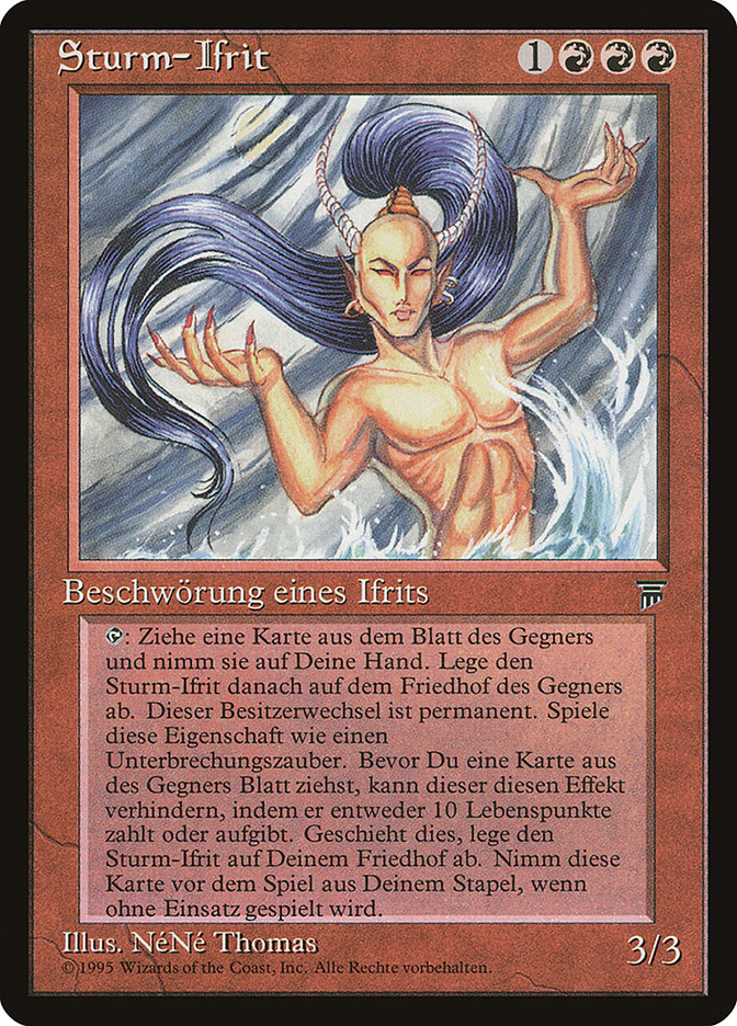 Tempest Efreet (German)- "Sturm-Ifrit"