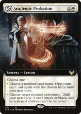 Academic Probation (Extended Art) - Magic: The Gathering