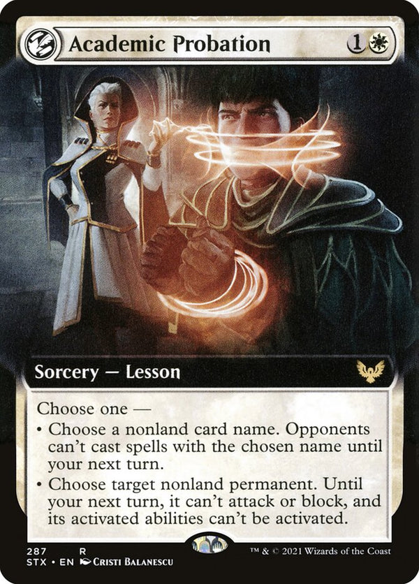 Academic Probation (Extended Art) - Magic: The Gathering