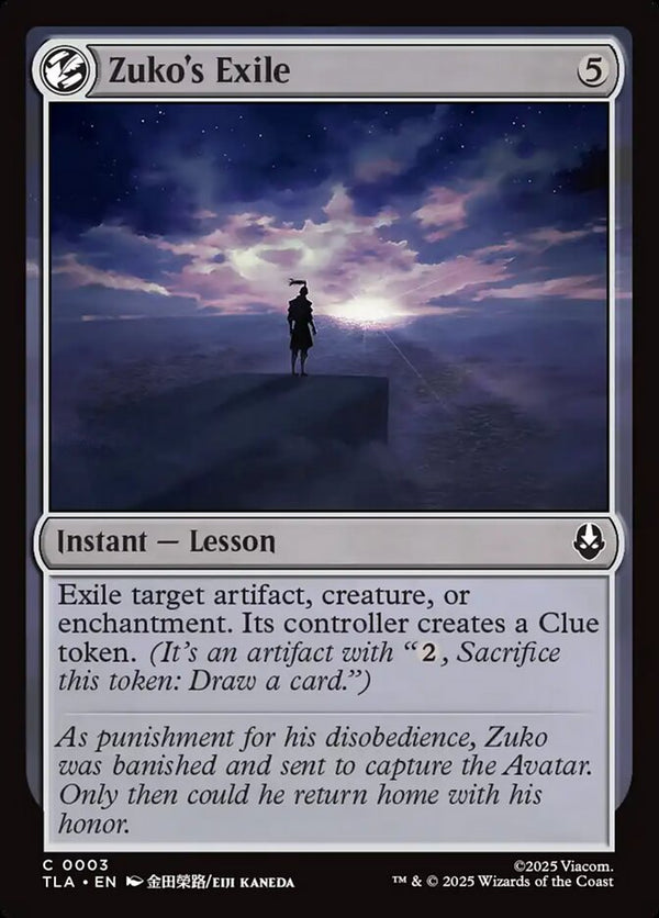 Zuko's Exile - Magic: The Gathering