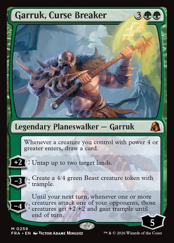 Garruk, Curse Breaker (FRA 259) - Magic: The Gathering