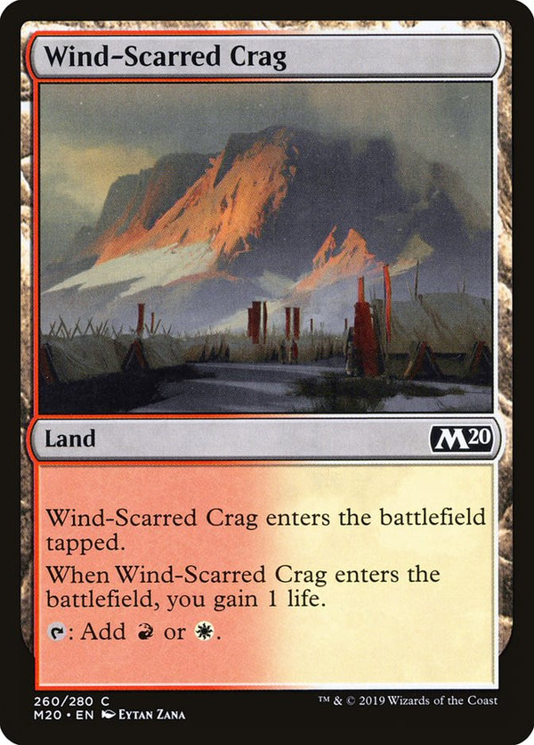Wind-Scarred Crag - Magic: The Gathering