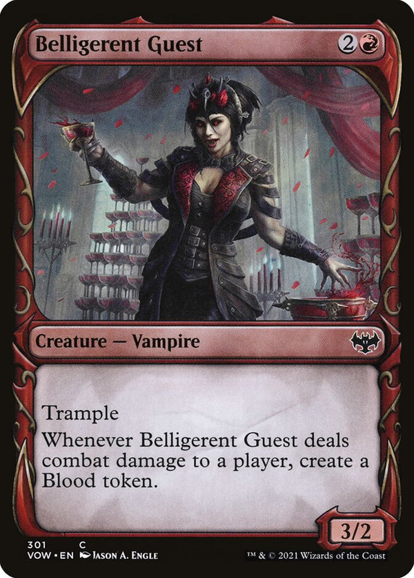 Belligerent Guest (Showcase) - Magic: The Gathering