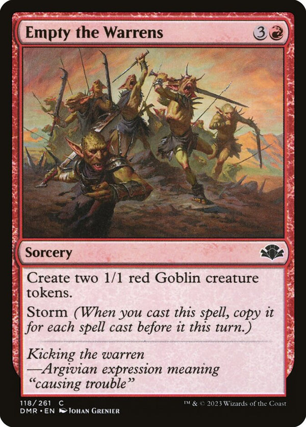 Empty the Warrens - Magic: The Gathering