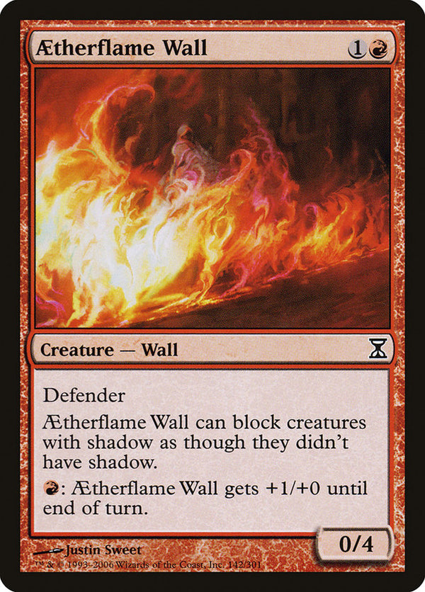 Aetherflame Wall - Magic: The Gathering