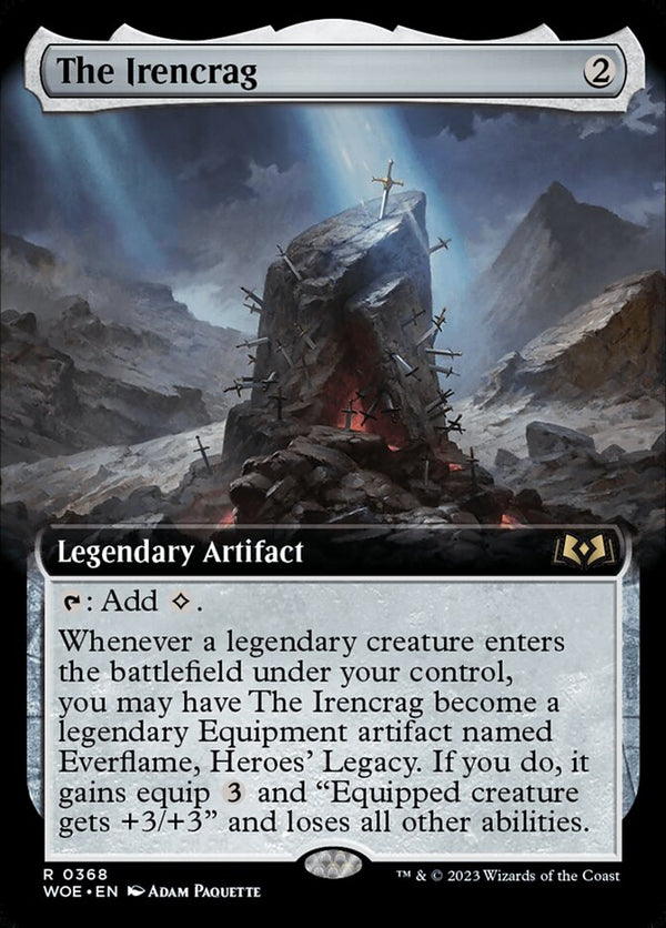 The Irencrag (Extended Art) - Magic: The Gathering