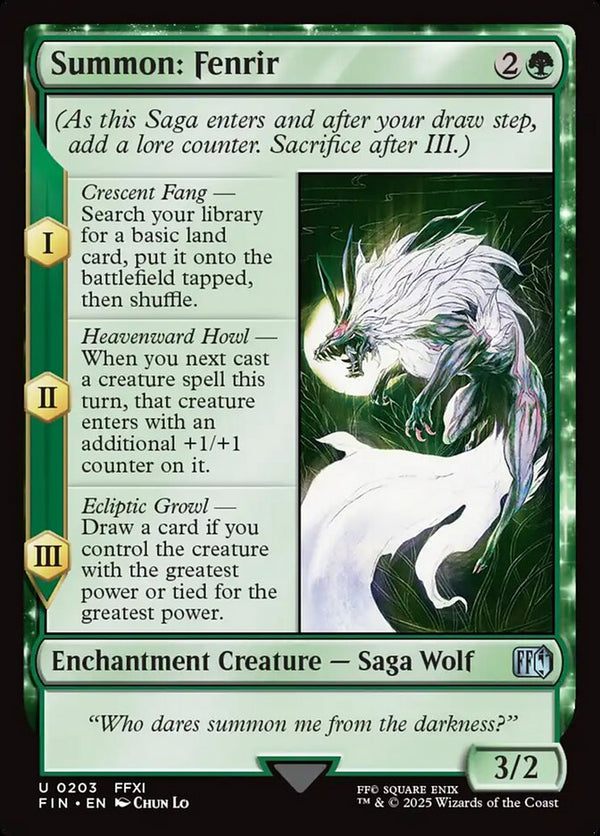 Summon: Fenrir - Magic: The Gathering