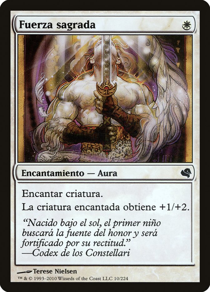 Holy Strength (Spanish) - "Fuerza sagrada"